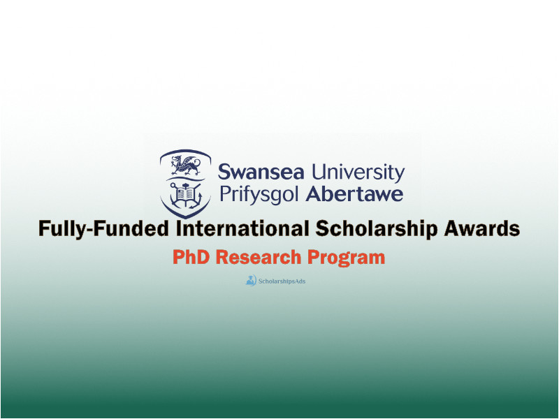  Fully Funded Swansea University PhD Scholarships.