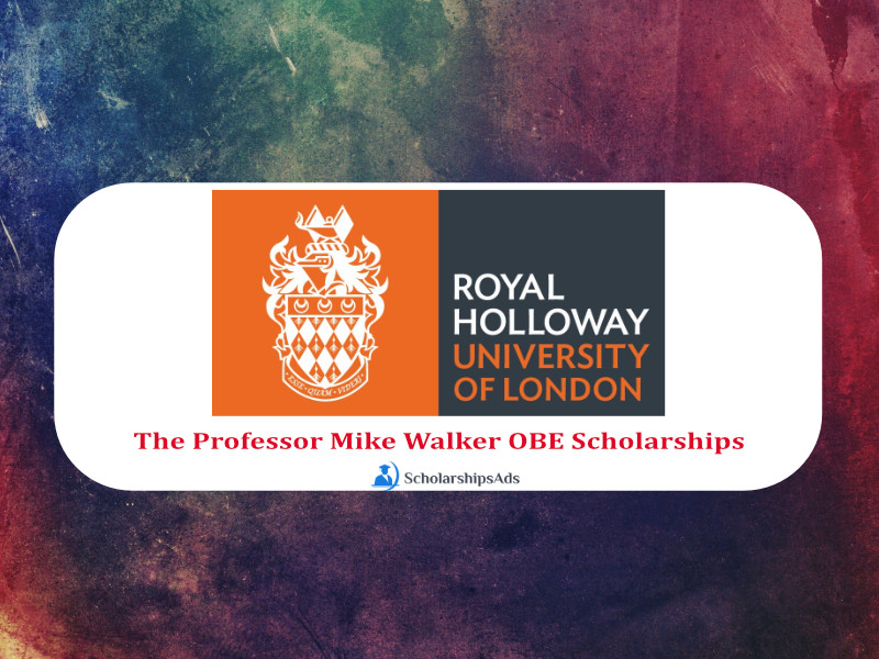 The Professor Mike Walker OBE Scholarships 2022