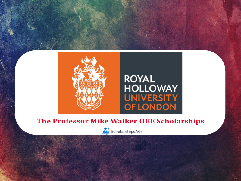  The Professor Mike Walker OBE Scholarships. 