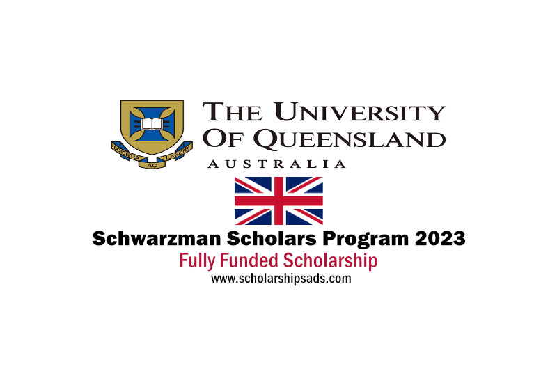 The University of Queensland Brisbane Australia Schwarzman Scholars Program 2023 (Fully-Funded)