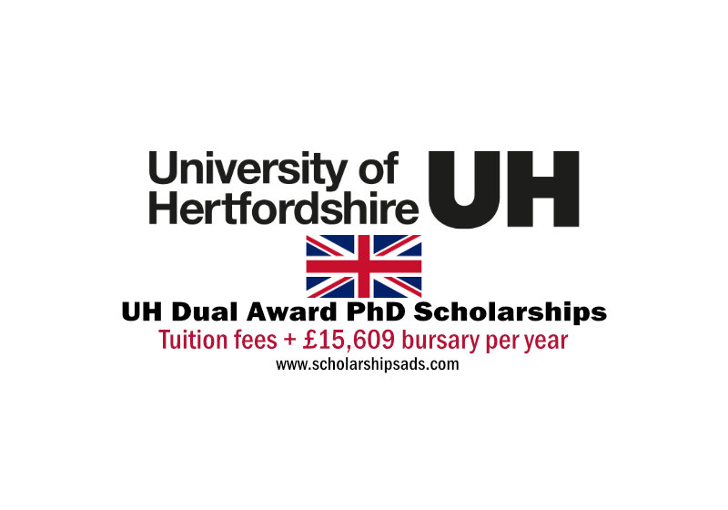  University of Hertfordshire UK Dual PhD Awards in Human and Activity Detection 2022/2023 