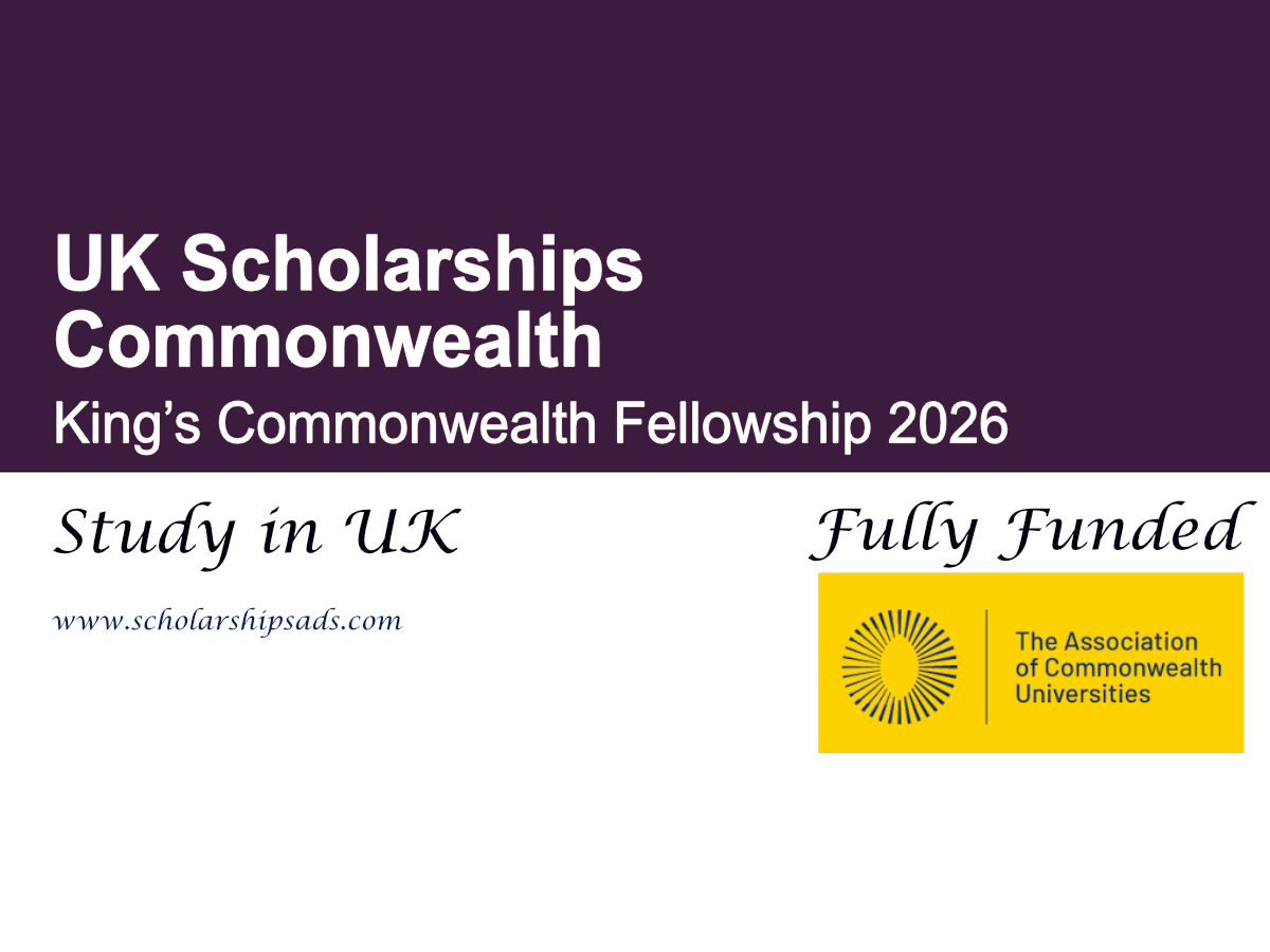 UK King’s Commonwealth Fellowship Programme 2026 (Fully Funded)