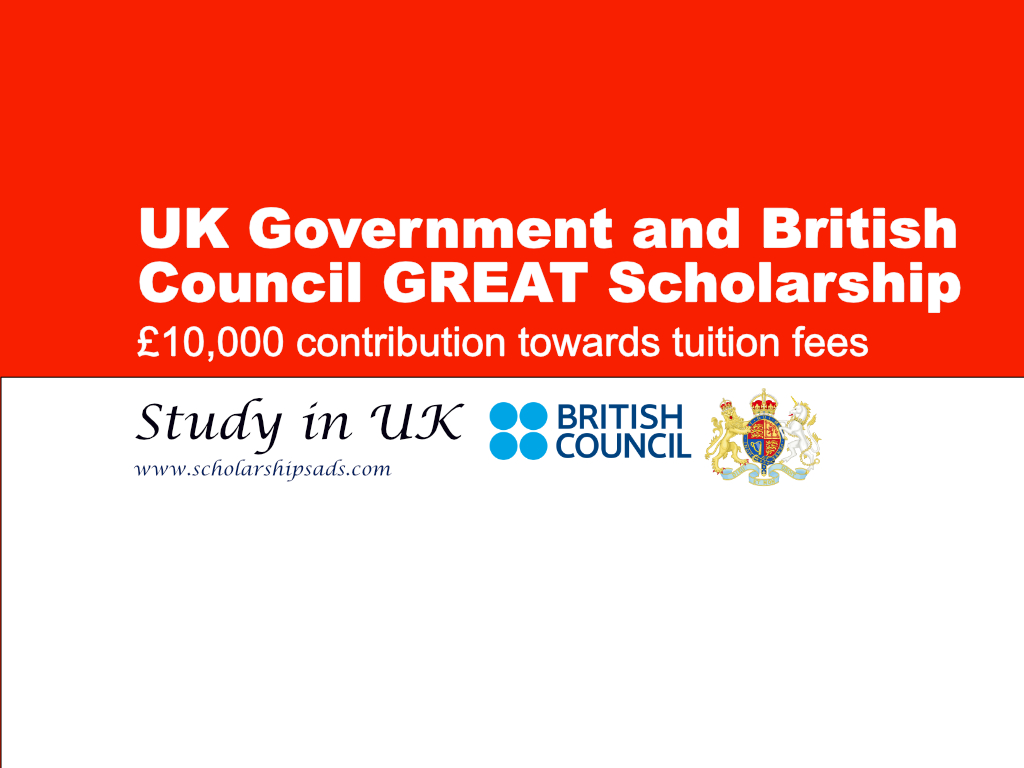 GREAT Scholarship News 2024-25 by UK Government and British Council.