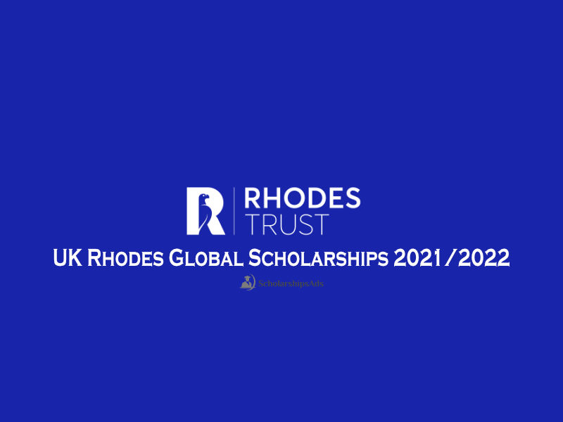  UK Rhodes Global Scholarships. 