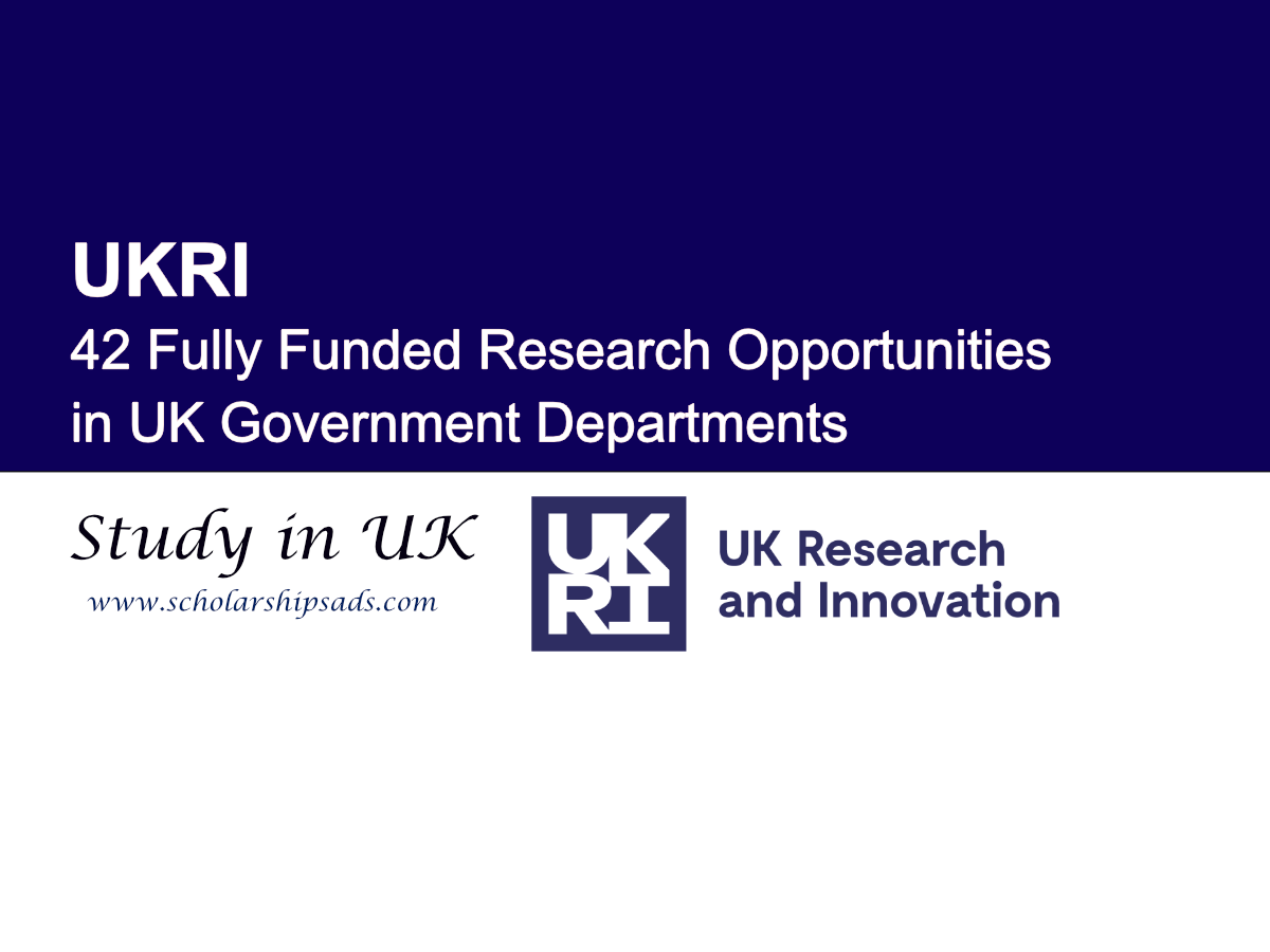 UKRI Policy Fellowships 2025 (Fully Funded)