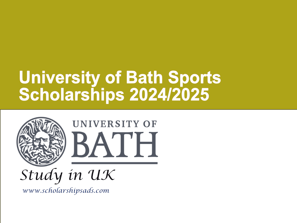 University of Bath Sports Scholarships 2024 in the UK