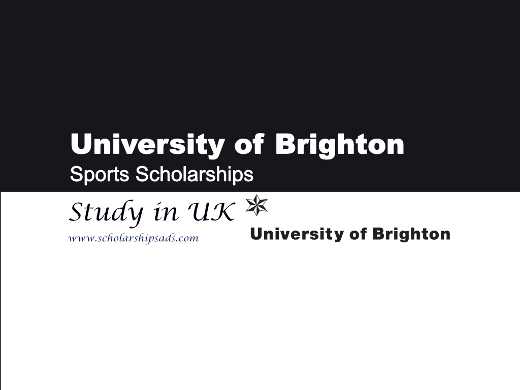 University of Brighton Sports Scholarships. 