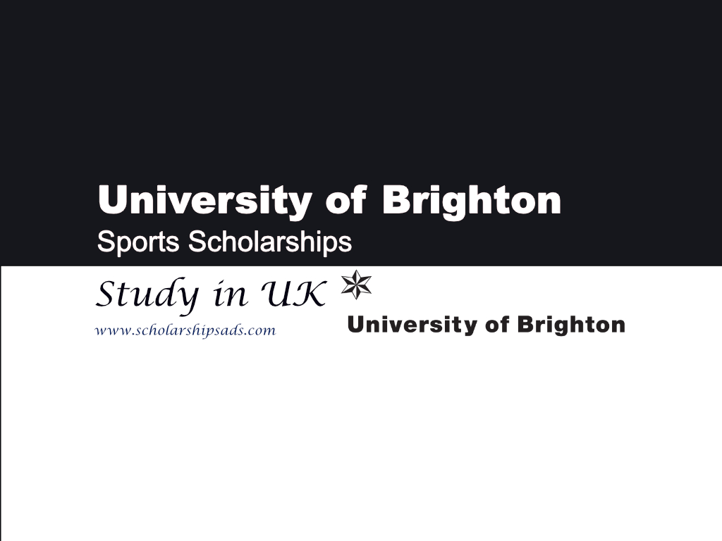 University of Brighton Sports Scholarships.