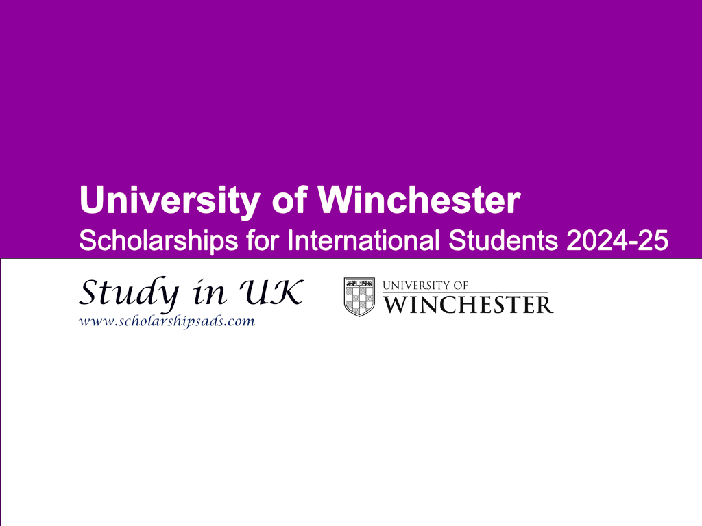  University of Winchester Scholarships. 