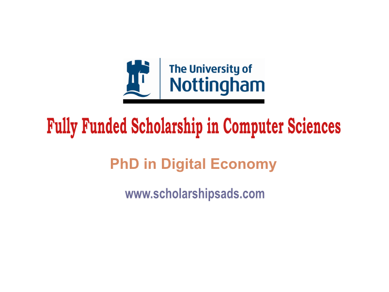  University of Nottingham - fully funded Scholarships. 