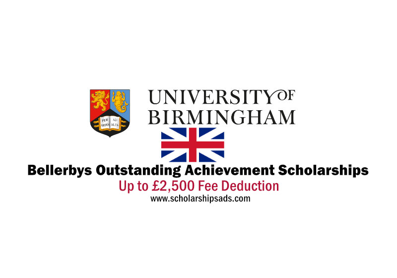 University of Birmingham / Bellerbys Outstanding Achievement Scholarships.
