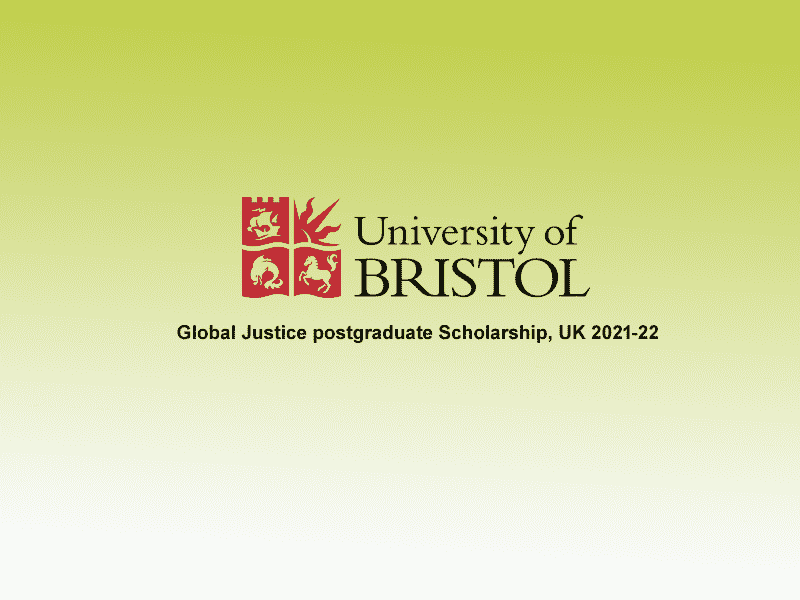 Global Justice postgraduate Scholarships.