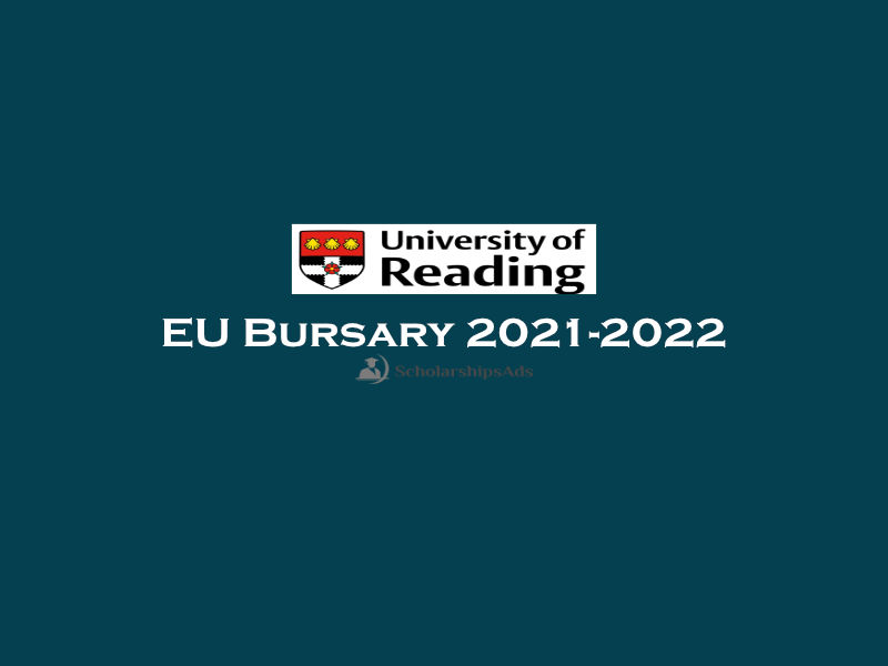  EU Bursary at University of Reading, UK 2021-2022 