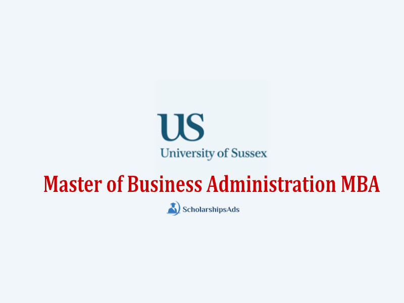 University of Sussex Master of Business Administration MBA, UK 2022