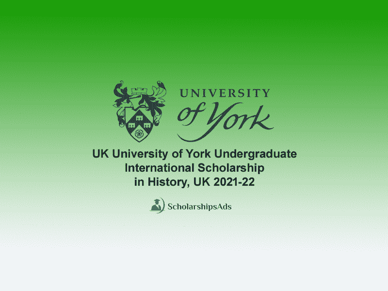  UK University of York Undergraduate International Scholarships. 