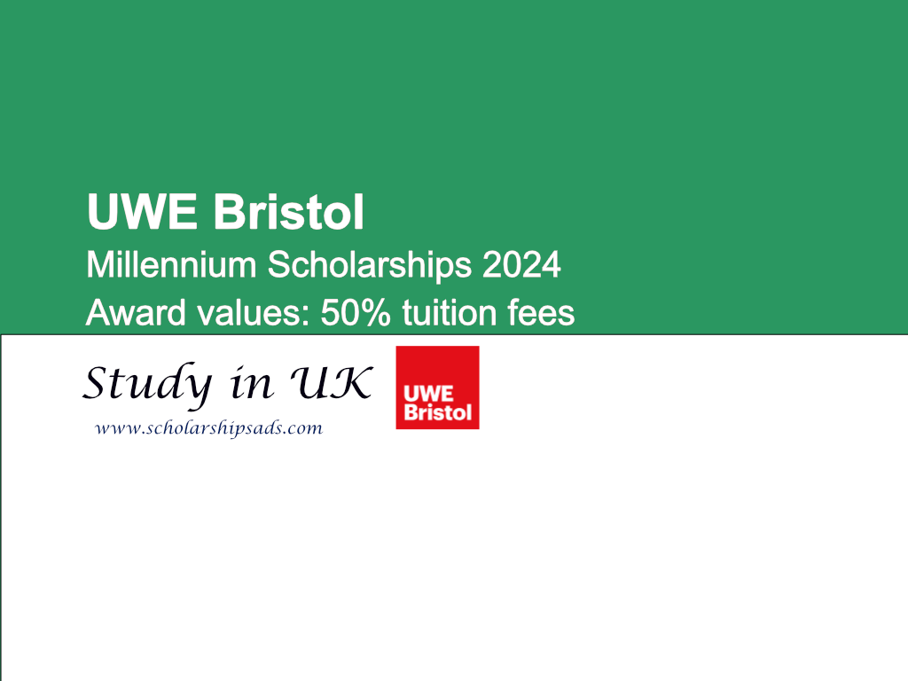 UWE Bristol Millennium Scholarships.