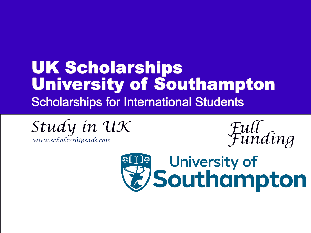 University of Southampton Scholarships 2027, UK