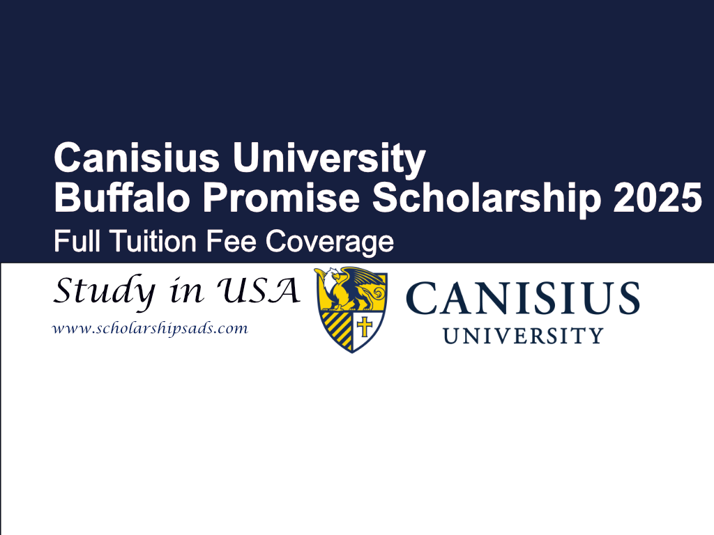 Canisius University USA Buffalo Promise Scholarship 2025