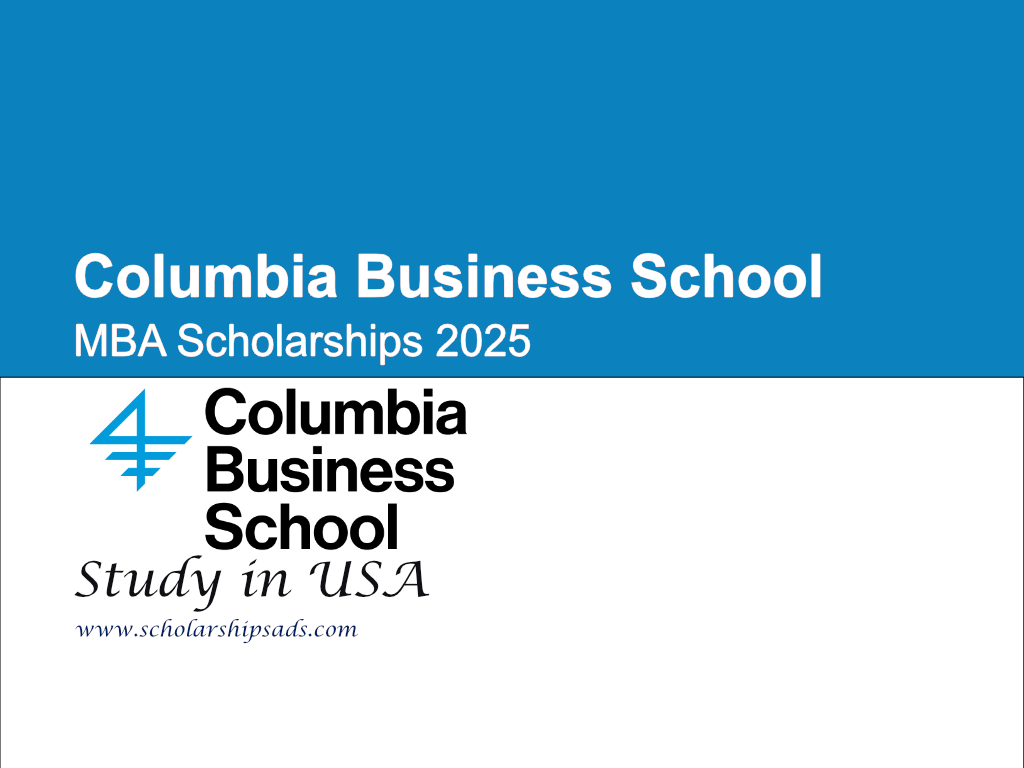 Columbia Business School MBA Scholarships.