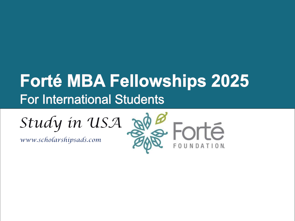 Forte USA MBA Scholarships.