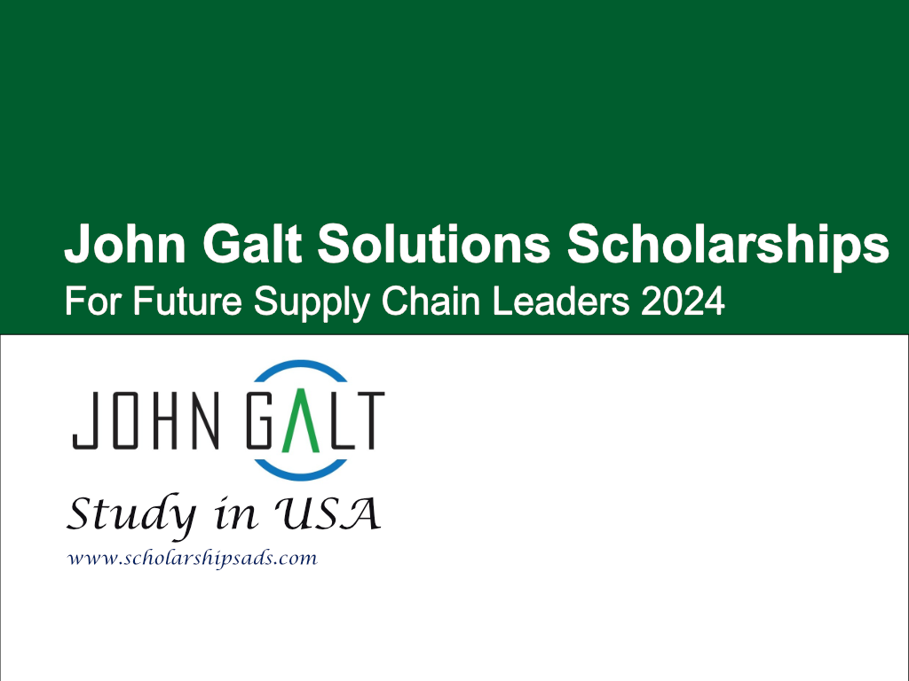 John Galt Solutions Scholarships for Future Supply Chain Leaders 2024 in USA