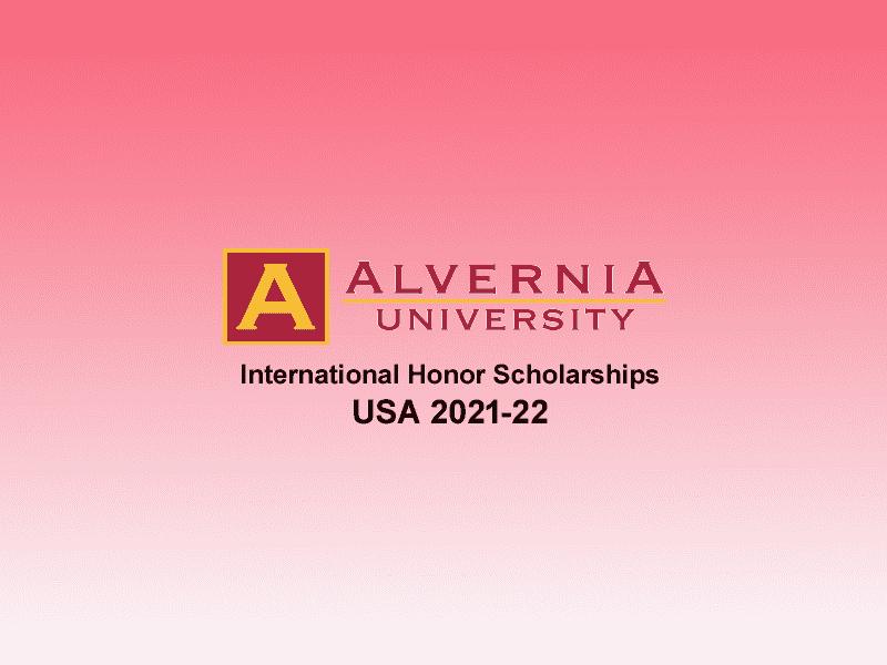 Alvernia University International Honor Scholarships.