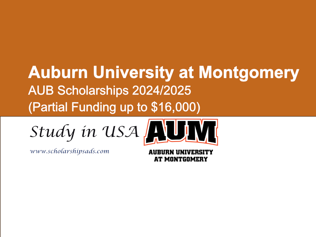 Auburn University at Montgomery USA Scholarships.