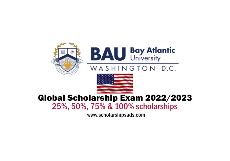 Bay Atlantic University Washington USA Global Scholarships.