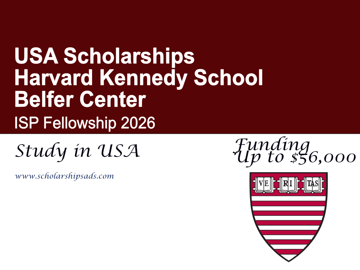 USA Harvard Kennedy School Belfer Center ISP Fellowship 2026