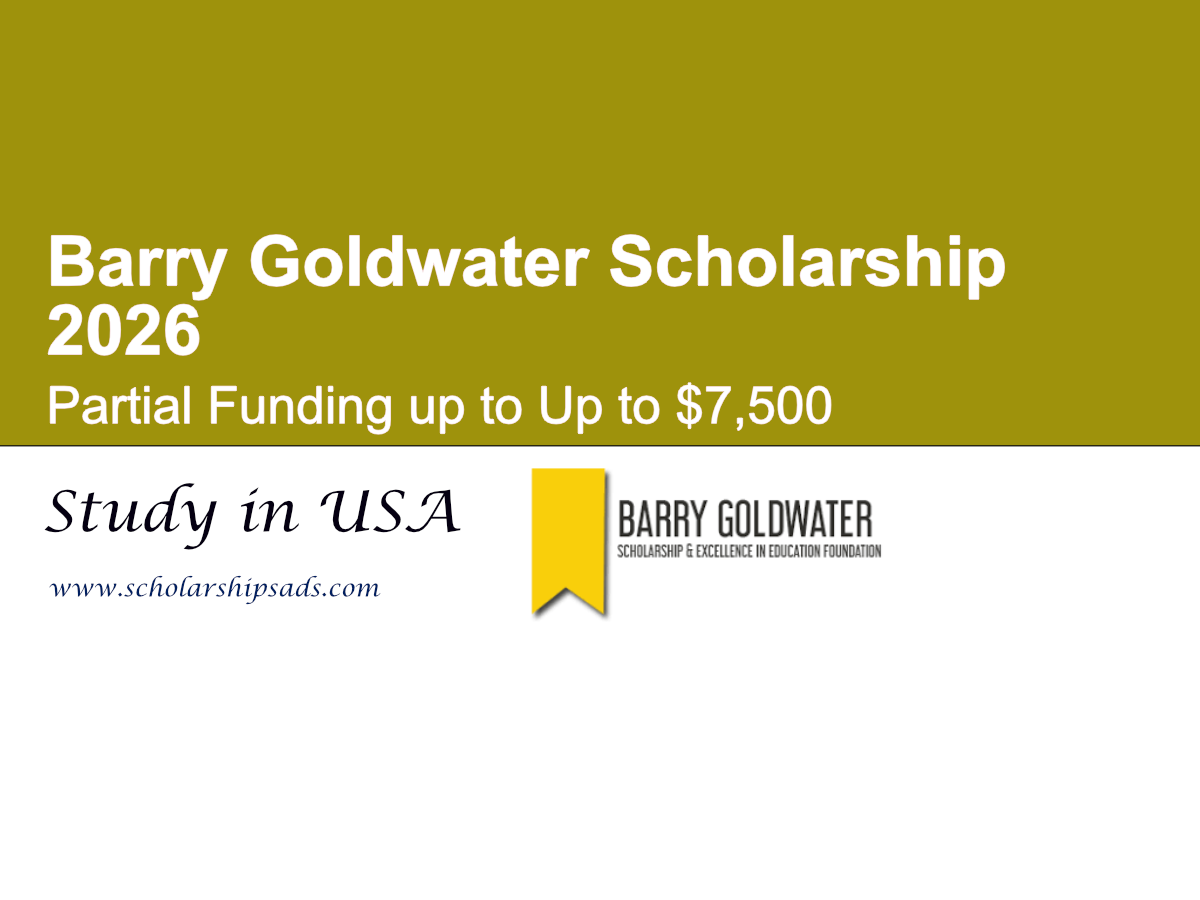 USA Barry Goldwater Scholarship 2026