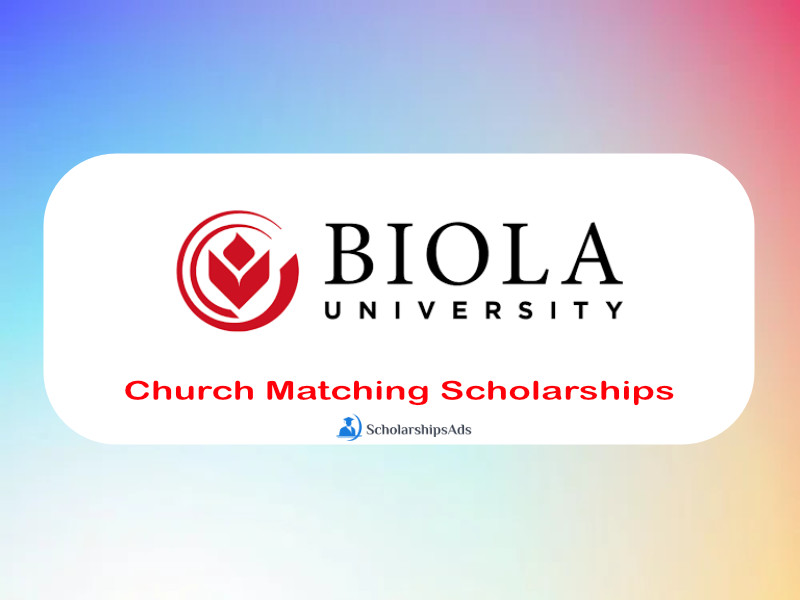 Church Matching Scholarships, USA 2022-23