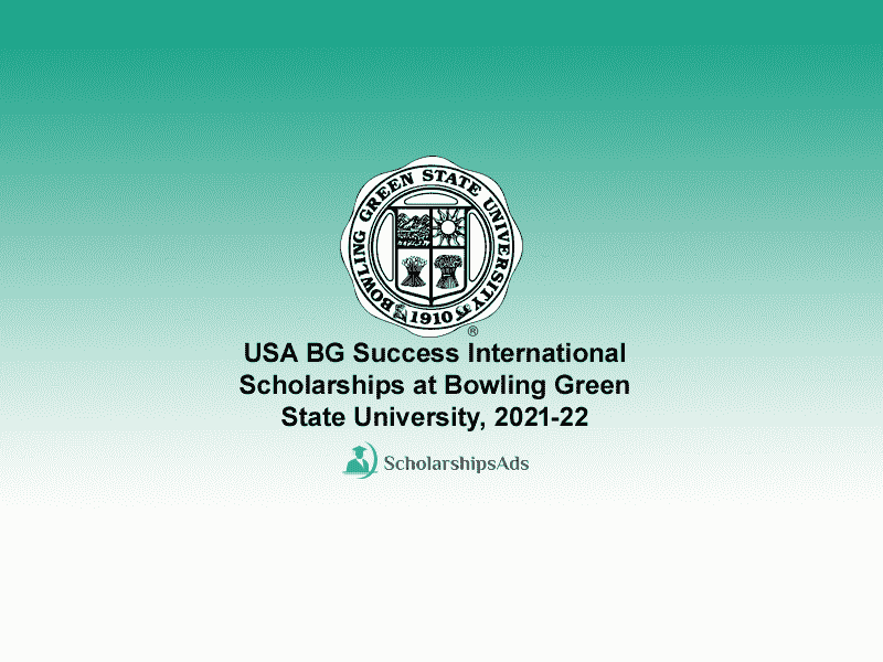 USA BG Success International Scholarships at Bowling Green State University, 2021-22