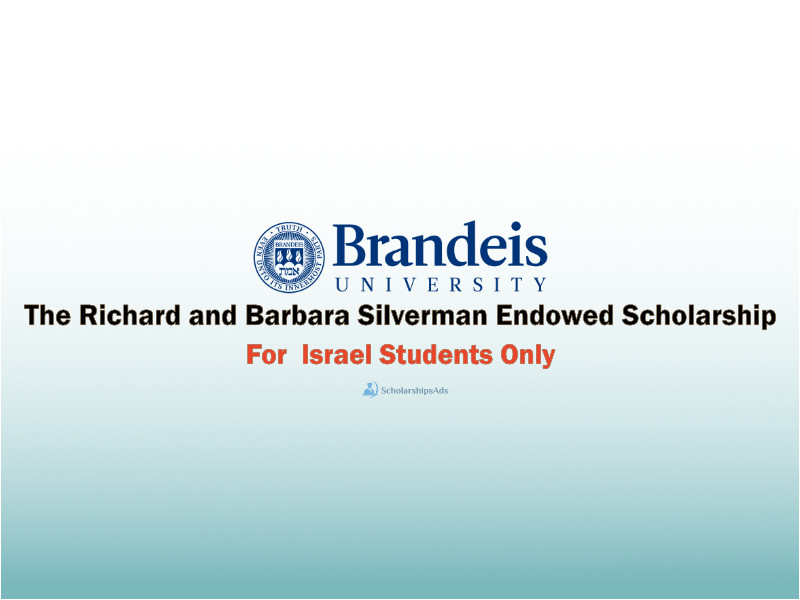 The Richard and Barbara Silverman Endowed Scholarship at Brandeis University, USA