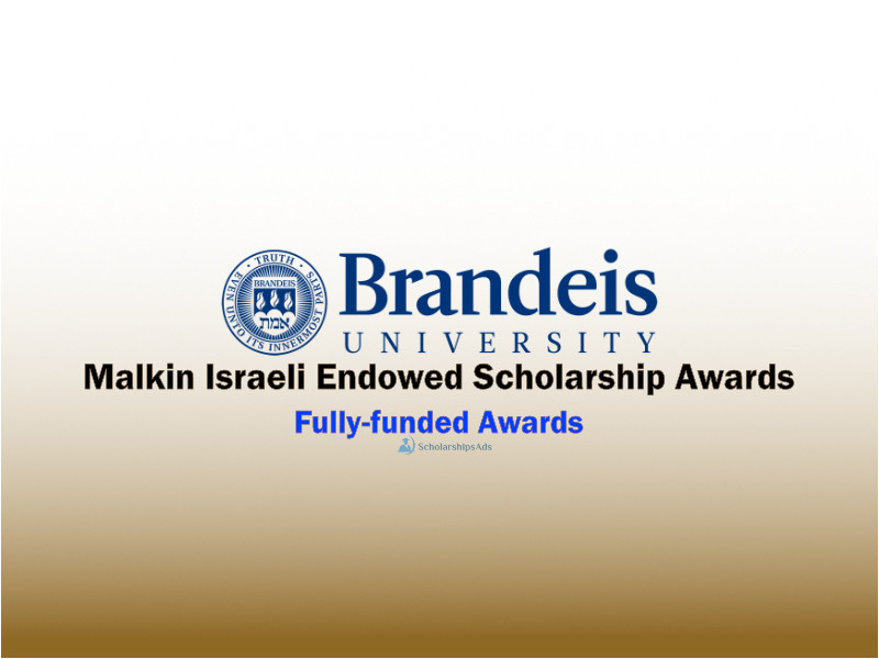  Malkin Israeli Endowed Scholarships. 