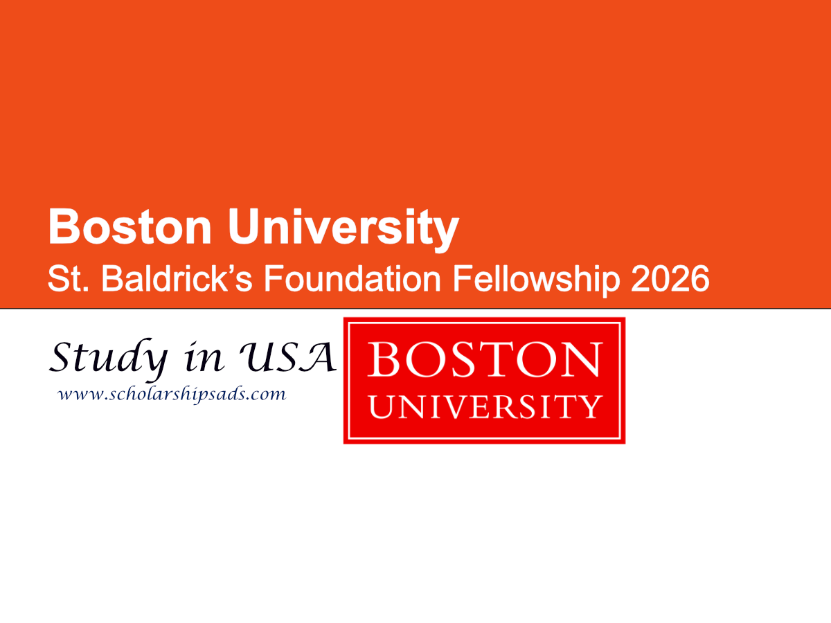 Boston University USA St. Baldrick’s Foundation Fellowship Award 2026