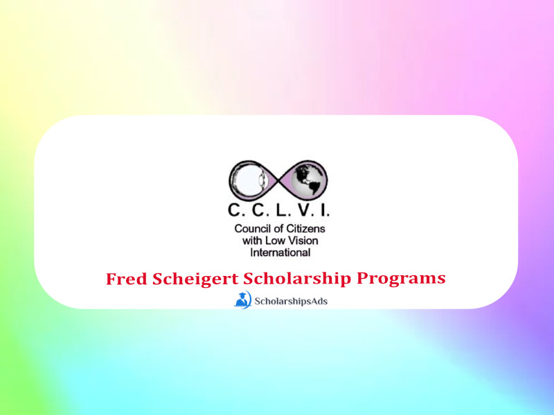 Fred Scheigert Scholarships.