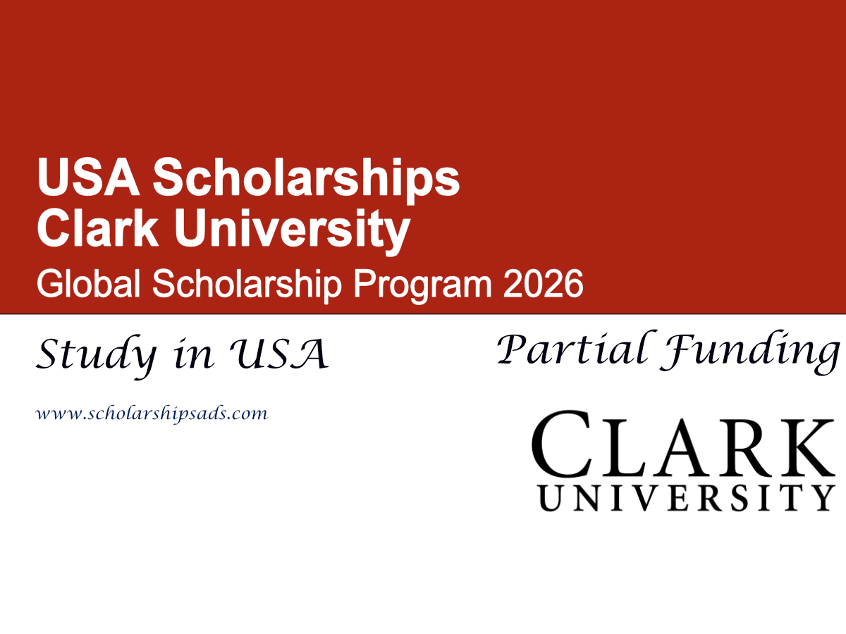 USA Clark University Global Scholarship Program 2026