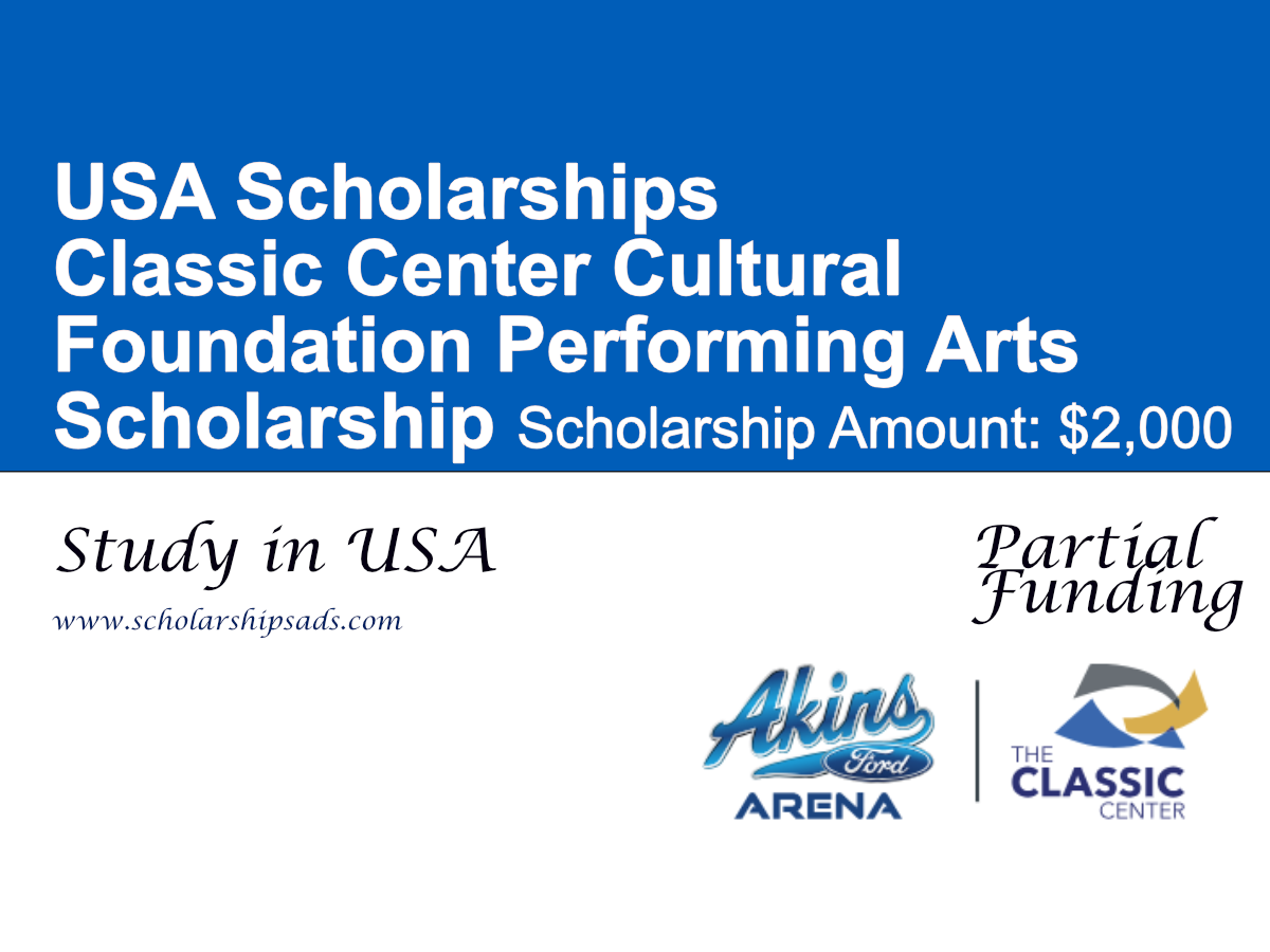 Classic Center Cultural Foundation Performing Arts Scholarship in USA