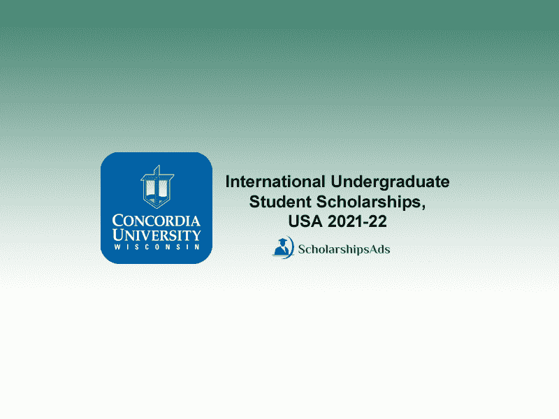  Concordia University Wisconsin International Undergraduate Student Scholarships. 