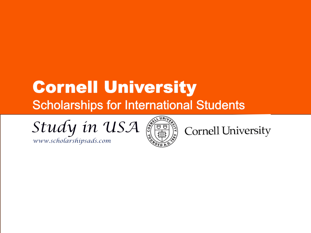  Cornell University Scholarships. 