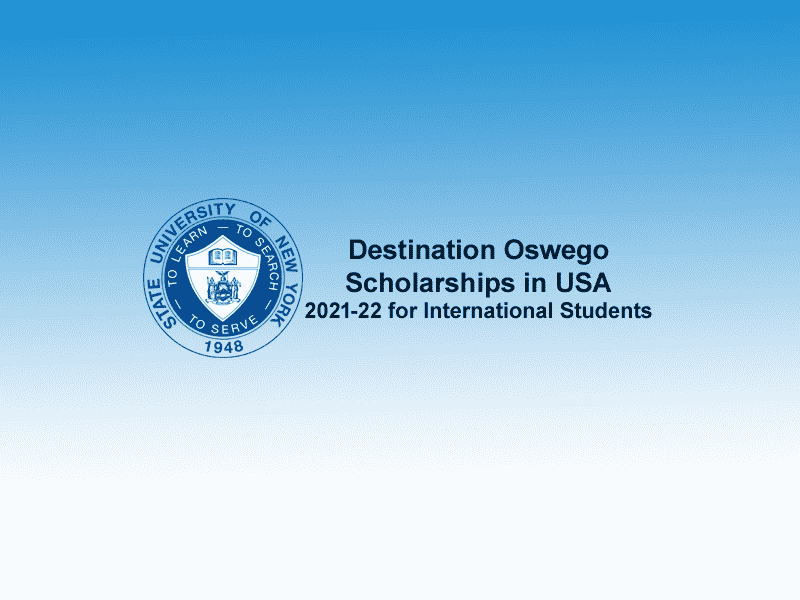 Destination Oswego Scholarships.