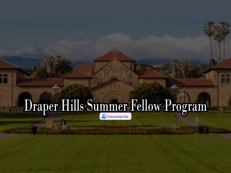  Draper Hills Summer Fellows Program 