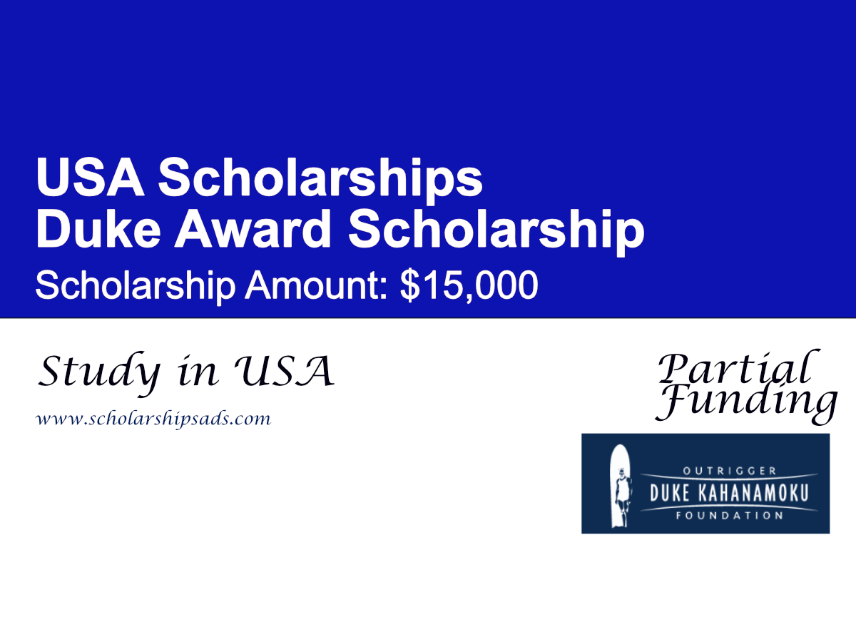 Duke Award Scholarship in USA