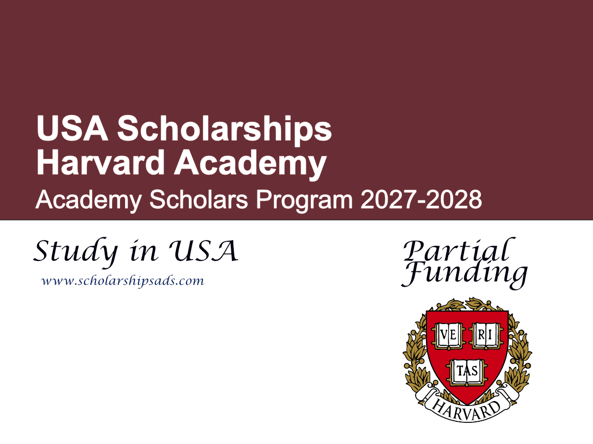 Harvard Academy Scholars Program 2027-2028 in USA