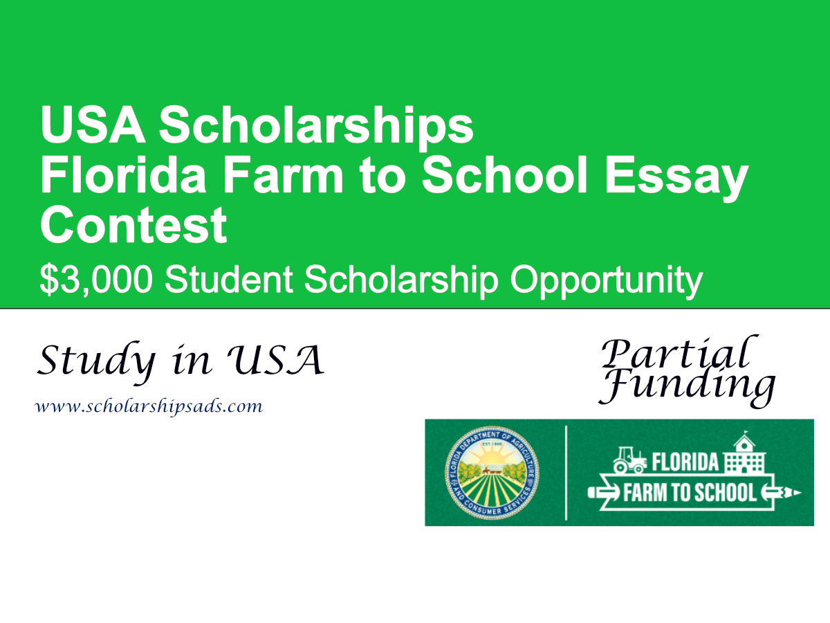 Florida Farm to School Essay Contest Scholarship, USA