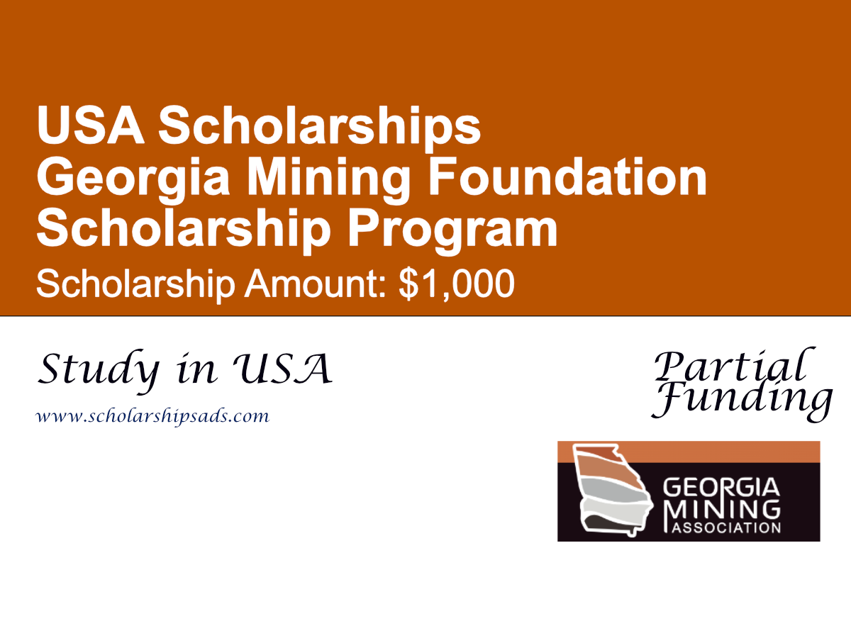 Georgia Mining Foundation Scholarship Program in USA