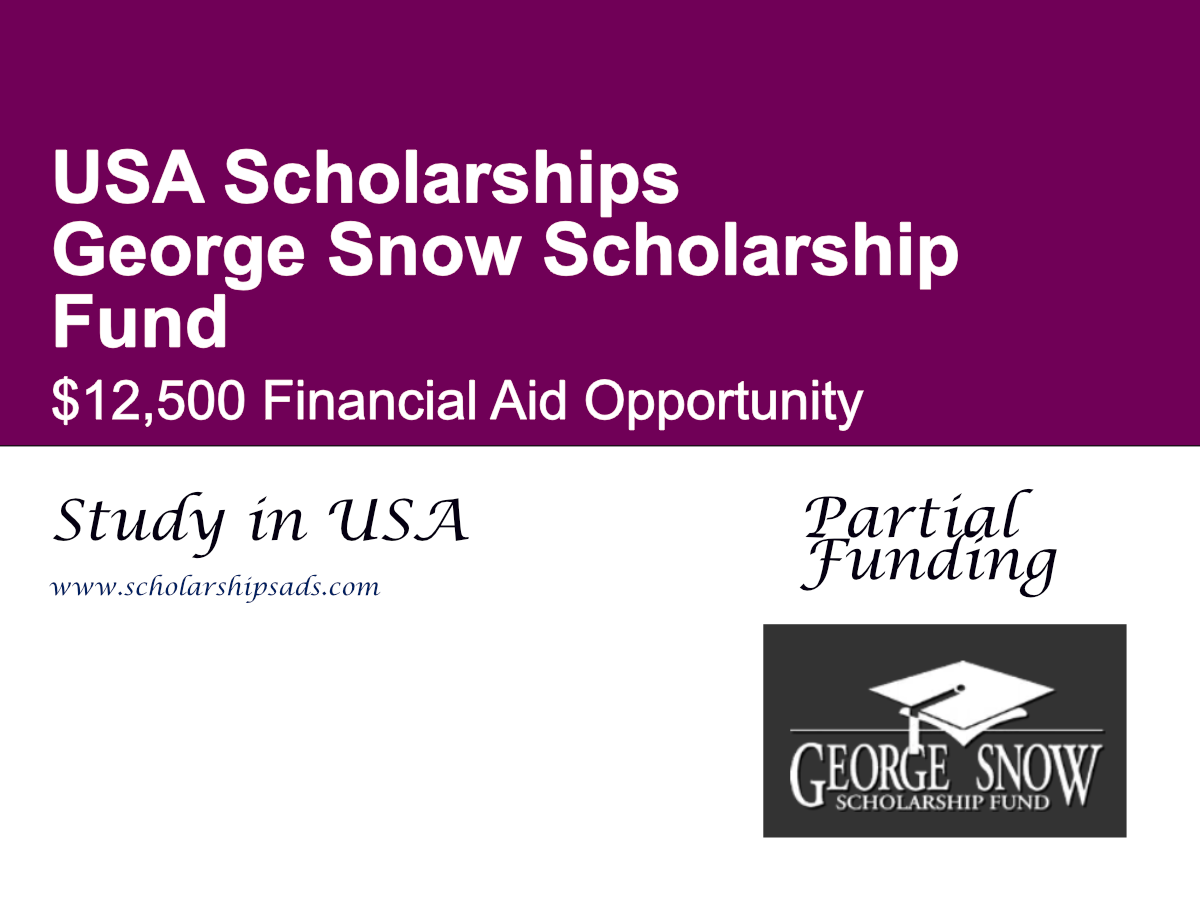 George Snow Scholarship Fund, USA