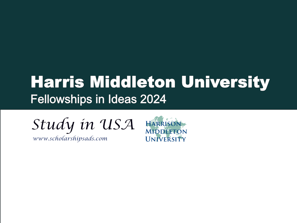  Harrison Middleton University Fellowships in Ideas 2024, USA. 