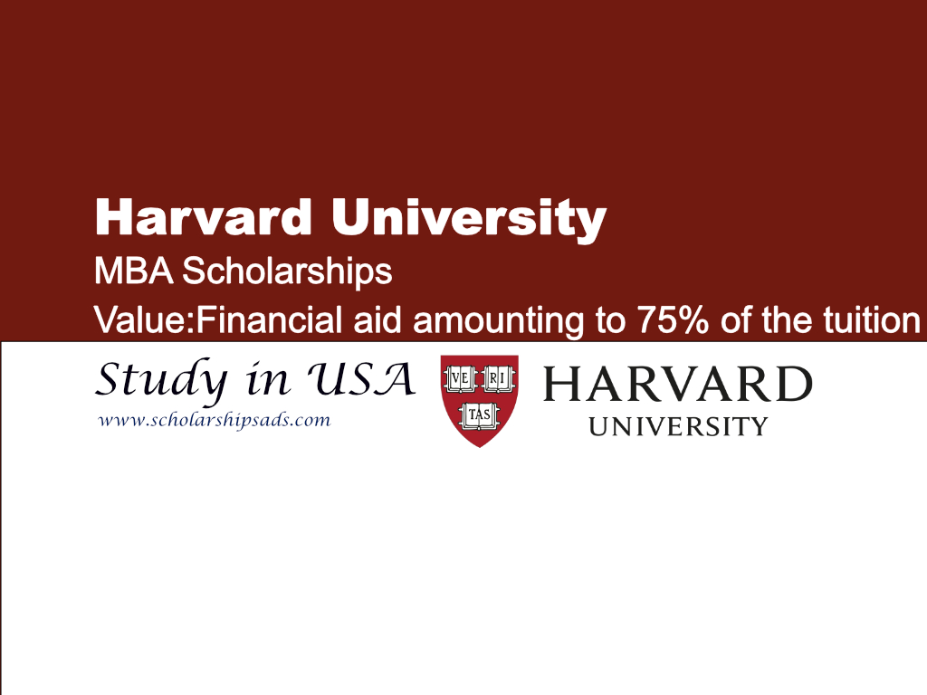  Harvard University MBA Scholarships. 