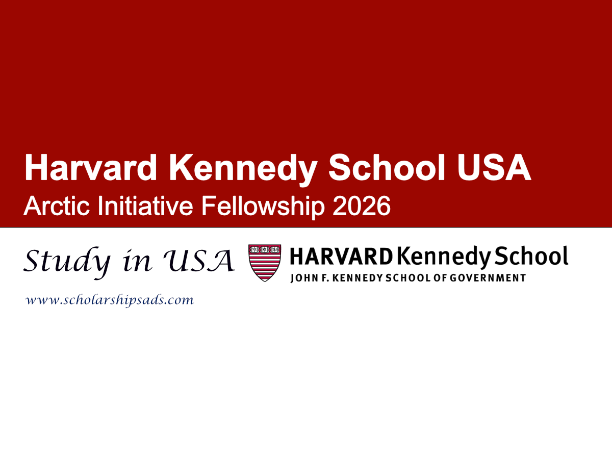 USA Harvard Kennedy School Arctic Initiative Fellowship 2026